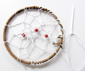 Homemade dreamcatcher