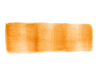 Obraz premium Orange abstract watercolor background. Orange watercolor scribble texture. Abstract watercolor on white background. It is a hand drawn.