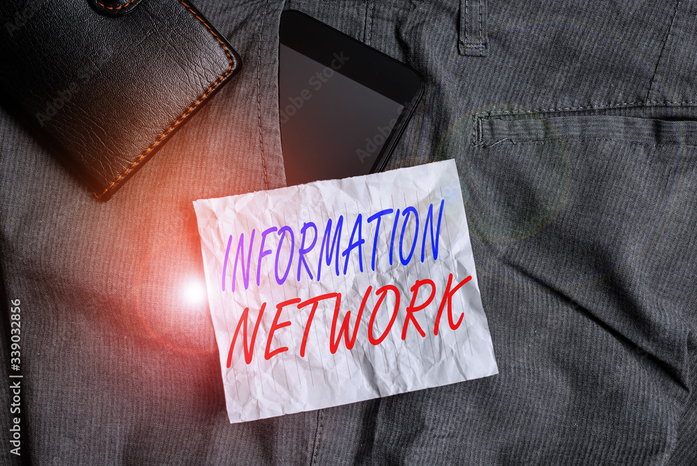 Poster text sign showing information network. business photo text computers were linked together to share i