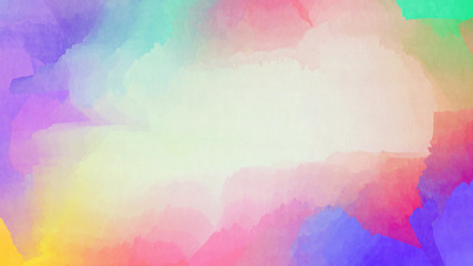 Abstract colorful watercolor for background.