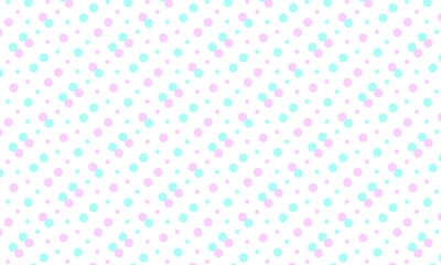 Seamless Diagonal Pattern with Circles - Fabric - Textile - Wallpaper - Background