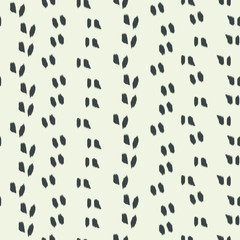 Black and white ikat Seamless Pattern Design for Fabric. Vector EPS10