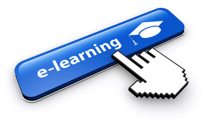 Online Education E-learning Web Button