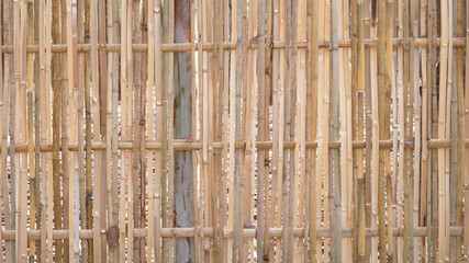 brown bamboo wall texture background