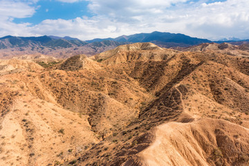 sand mountains in the desert