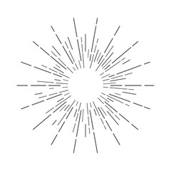 Sunburst Sun Ray Vector