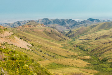 landscape in the mountains