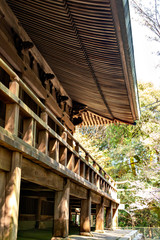 Main building of Komyo-ji temple in Kato, Hyogo, Japan