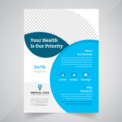 Business flyer design layout template in A4 size. Corporate Concept Design.