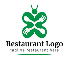 Butterfly logo Restaurant