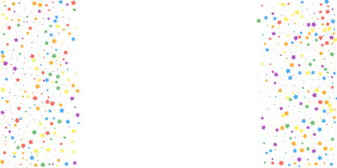 Festive confetti. Celebration stars. Joyous stars 