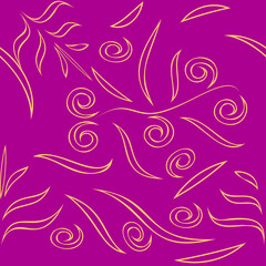 Abstract seamless colorful pattern exotic shapes backgrounds