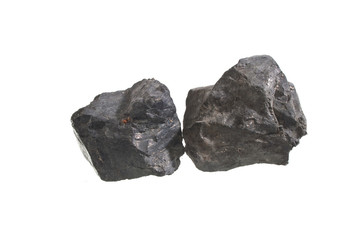 coal isolated on white background