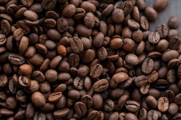 roasted coffee beans, can be used as a background.