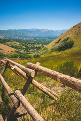 Beautiful mountains near Salt lake city, Utah