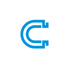 Letter C Logo Vector, Logo design inspiration, vector