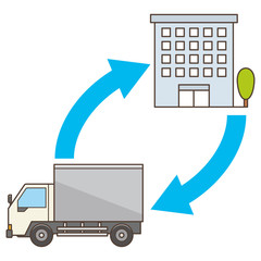 流通　トラック　配送