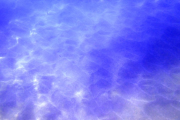 Water in the swimming pool. Blue. Details about water. Texture. Toned