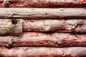 Obraz premium Wooden texture with scratches and cracks. It can be used as a background