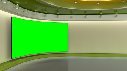 Virtual studio background