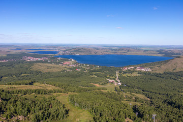 Obraz premium Bannoe lake, republic Bashkortostan, Russia