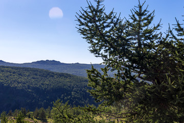 South Ural mountains in the vicinity of Bannoe lake. Metallurgist-magnitogorsk ski resort, republic Bashkortostan, Russia