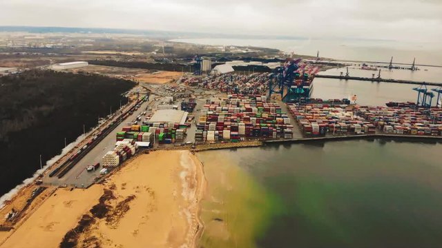 fly over port gdansk dct terminal