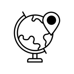 Global Location Vector Icon