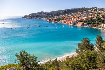 Fototapeta premium Villefranche-sur-Mer, la Rade de Villefranche