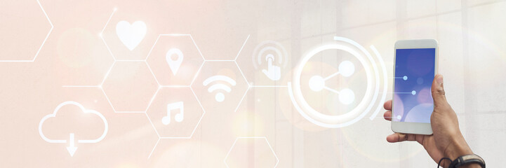 Mobile phone banner