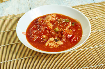 Chinese style cooked pike