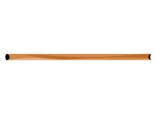A single image of a traditional Aboriginal Australian didgeridoo