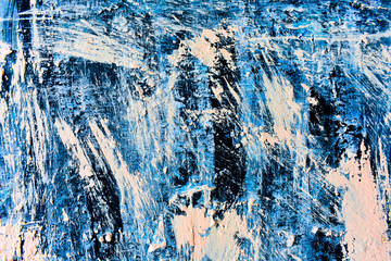 Abstract art, colorful oil paintings on canvas are beautiful, modern art Contemporary art. 