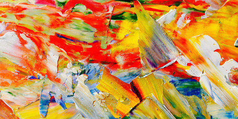 Colorful abstract background wallpaper. Modern motif visual art.  Mixtures of oil paint. Trendy...