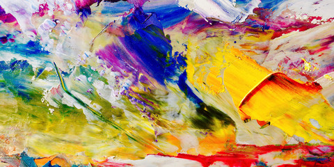 Colorful abstract background wallpaper. Modern motif visual art.  Mixtures of oil paint. Trendy hand painting canvas. Wall decor and Wall art prints Idea.  3D Texture.Colorful abstract 