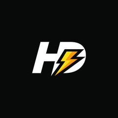 Initial Letter HD with Lightning