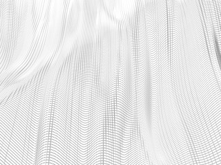 White abstract liquid wavy background