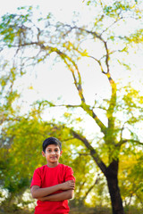 young indian rural child portrait