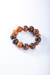 A string of Buddhist sandalwood beads beads