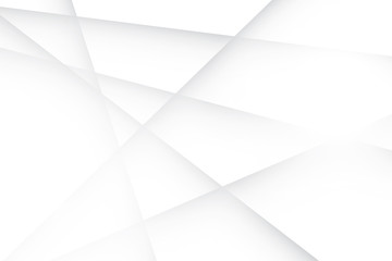 Obraz premium Abstract geometric white and gray color background. Vector, illustration.