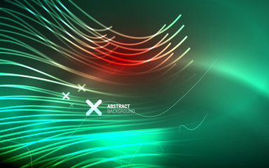 Abstract background - neon line design for Wallpaper, Banner, Background, Card, Book Illustration, landing page