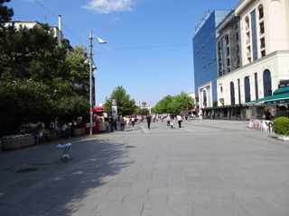 Fototapeta na wymiar Pristina is a capital of Kosovo