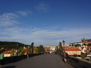 Naklejka premium Prague is the magnificent capital of the Czech Republic