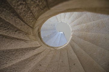 Scala elicoidale della Certosa di Padula