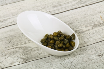Capers in the bowl