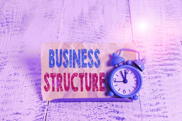 Word writing text Business Structure. Business photo showcasing Organization framework that is...