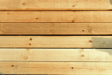 Wooden timber wall. Old wood texture. Brown and yellow natural simple wooden texture material background.