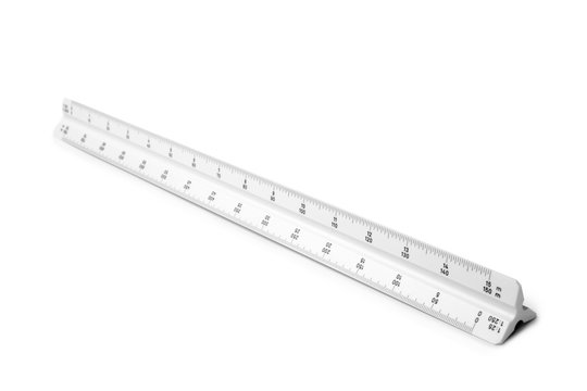 Triangular scale ruler