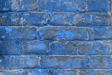 Old whitewashed brick wall.