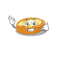 Cartoon design of baked potatoes with call me funny gesture